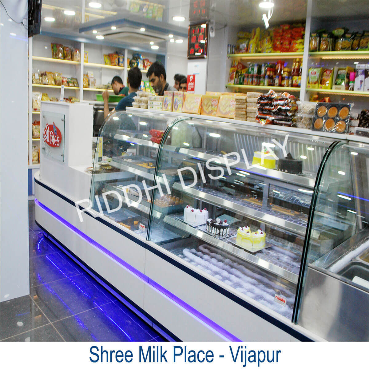 Shree Milk Place | Display Counter | Riddhi Display