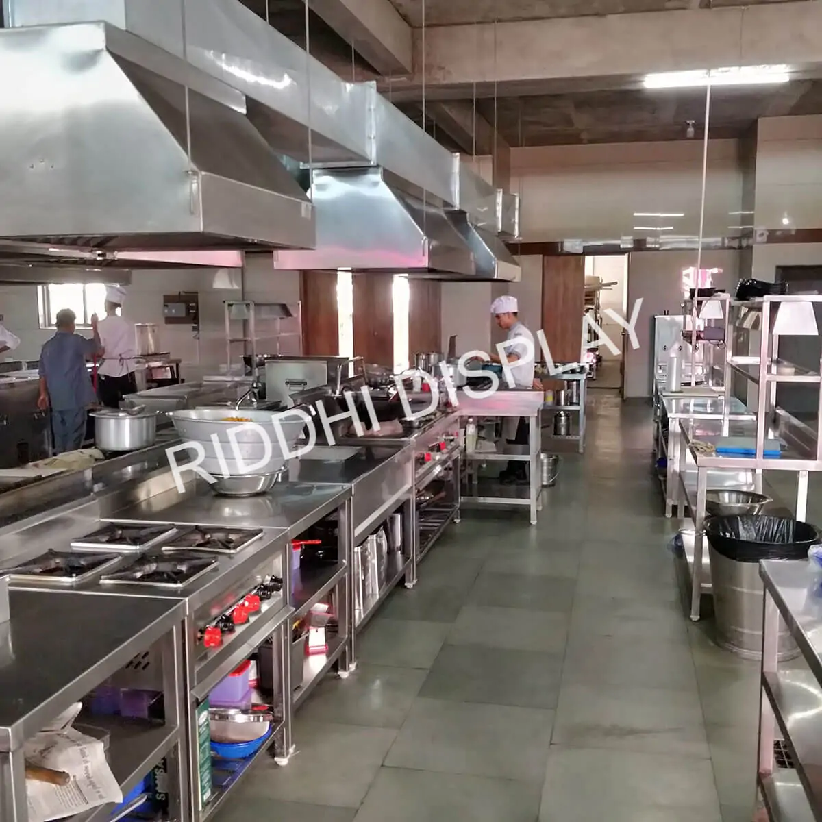 commercial kitchen displays