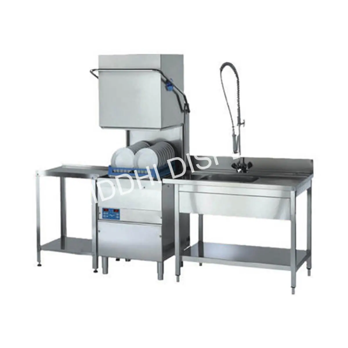 Hood Type Dishwasher with Entry & Exit Table :- (RDW4)