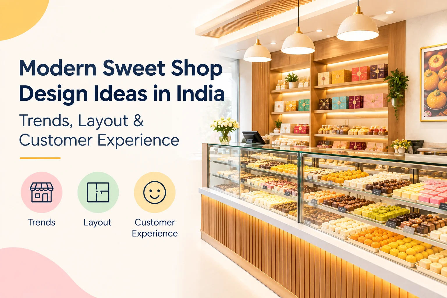 Modern Sweet Shop Design